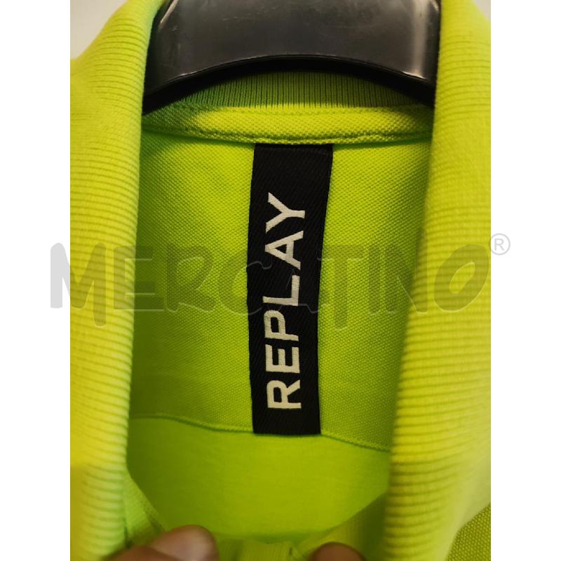 MAGLIETTA UOMO POLO REPLAY VERDE TG.S | Mercatino dell'Usato Vinci - fraz. sovigliana 2