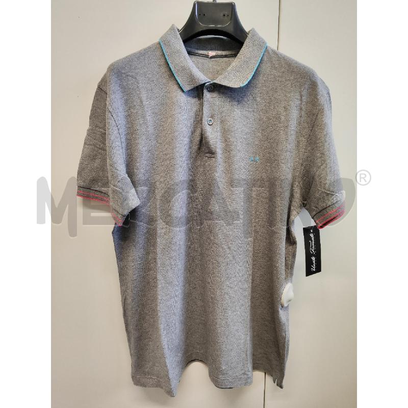 MAGLIETTA UOMO POLO SUN68 GRIGIA AZZURRA TG.L | Mercatino dell'Usato Vinci - fraz. sovigliana 1