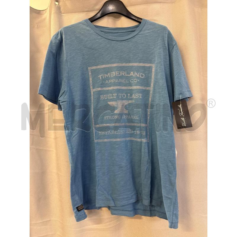 MAGLIETTA UOMO TIMBERLAND AZZURRA TG.L | Mercatino dell'Usato Vinci - fraz. sovigliana 1