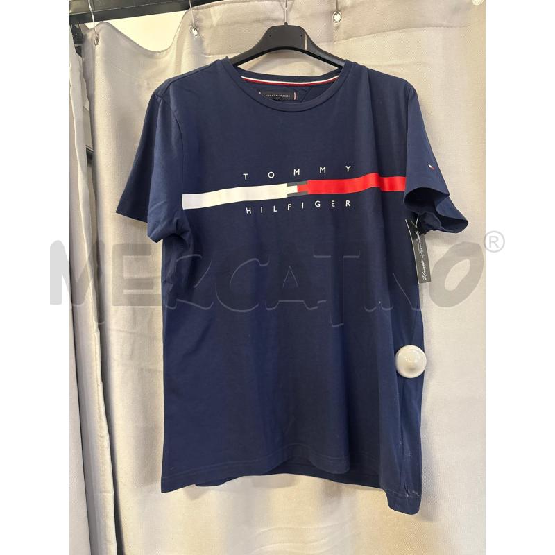 MAGLIETTA UOMO TOMMY HILFIGER BLU TG.M | Mercatino dell'Usato Vinci - fraz. sovigliana 1