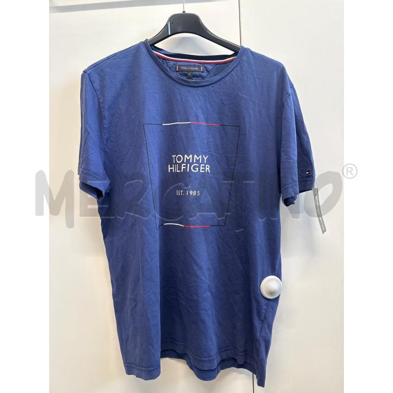 MAGLIETTA UOMO TOMMY HILFIGER BLU TG.XL QUADRATO | Mercatino dell'Usato Vinci - fraz. sovigliana 1