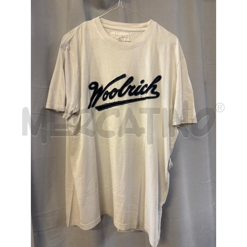 MAGLIETTA UOMO WOOLRICH BIANCA TG.XL | Mercatino dell'Usato Vinci - fraz. sovigliana 1