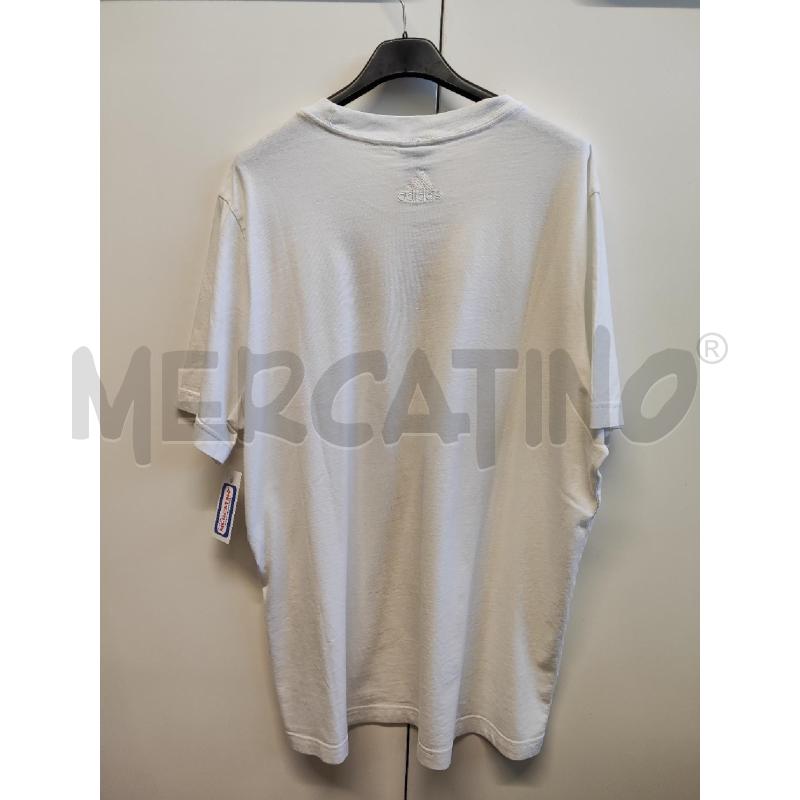 MAGLIETTA UOMO # ADIDAS BIANCA TG.L | Mercatino dell'Usato Vinci - fraz. sovigliana 2