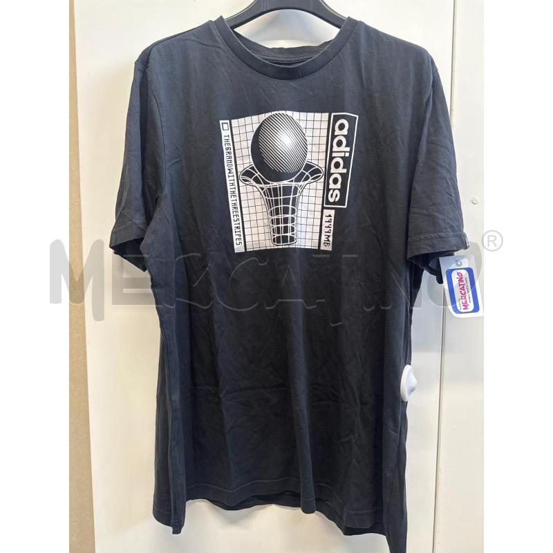 MAGLIETTA UOMO # ADIDAS NERA TG.L CANESTRO | Mercatino dell'Usato Vinci - fraz. sovigliana 1