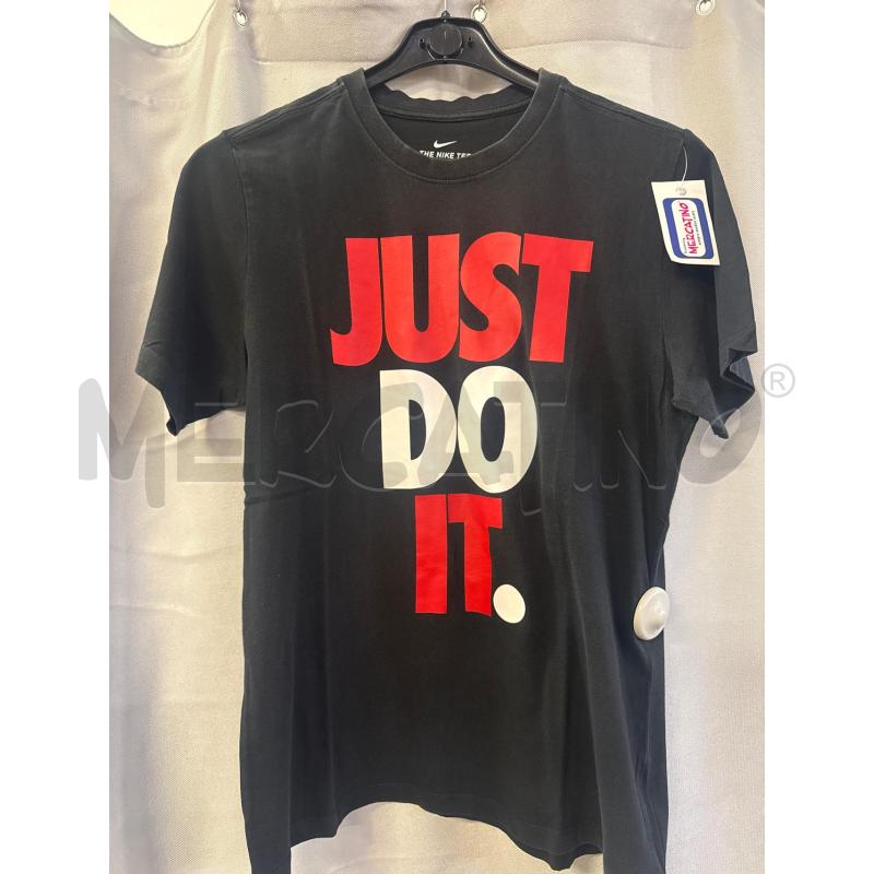 MAGLIETTA UOMO # NIKE NERA TG.M JUST | Mercatino dell'Usato Vinci - fraz. sovigliana 1