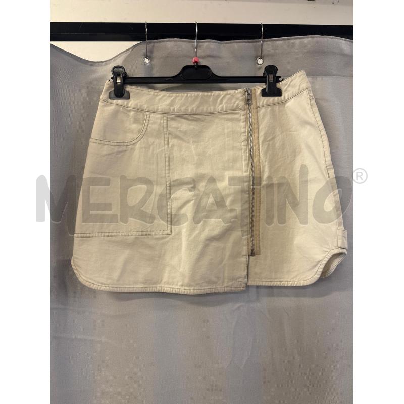 MINI GONNA CALVIN KLEIN BEIGE ZIP TG.L NUOVA | Mercatino dell'Usato Vinci - fraz. sovigliana 1