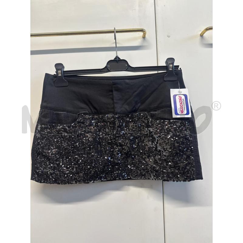 MINI GONNA # PHARD DIAMOND NERA PAILLETTES TG.42 | Mercatino dell'Usato Vinci - fraz. sovigliana 1