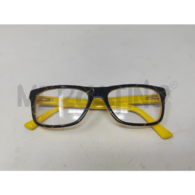 MONTATURA OCCHIALI BAMBINO DOLCE & GABBANA GIALLO BLU  | Mercatino dell'Usato Vinci - fraz. sovigliana 1