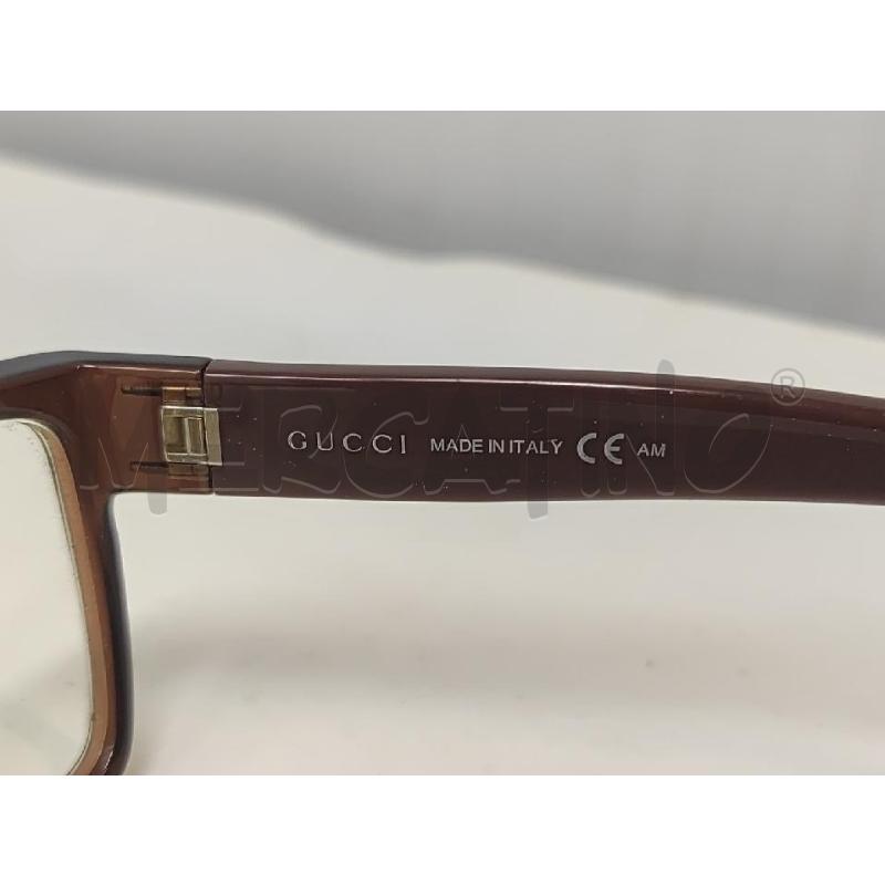 MONTATURA OCCHIALI GUCCI MARRONI GG 1010 | Mercatino dell'Usato Vinci - fraz. sovigliana 4
