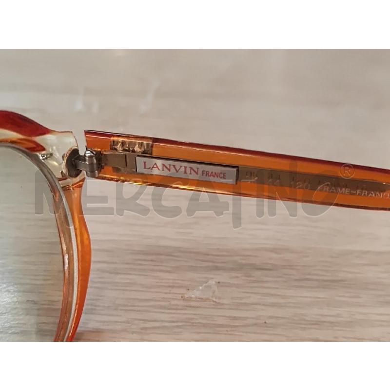 MONTATURA OCCHIALI LANVIN ARANCIO | Mercatino dell'Usato Vinci - fraz. sovigliana 3