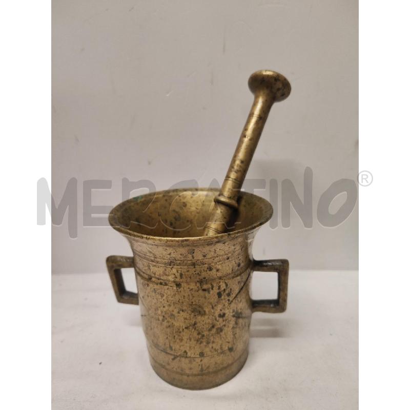 MORTAIO BRONZO CON PESTELLO | Mercatino dell'Usato Vinci - fraz. sovigliana 1