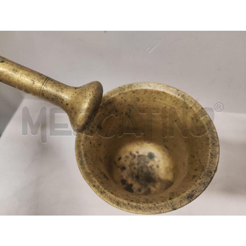 MORTAIO BRONZO CON PESTELLO | Mercatino dell'Usato Vinci - fraz. sovigliana 2