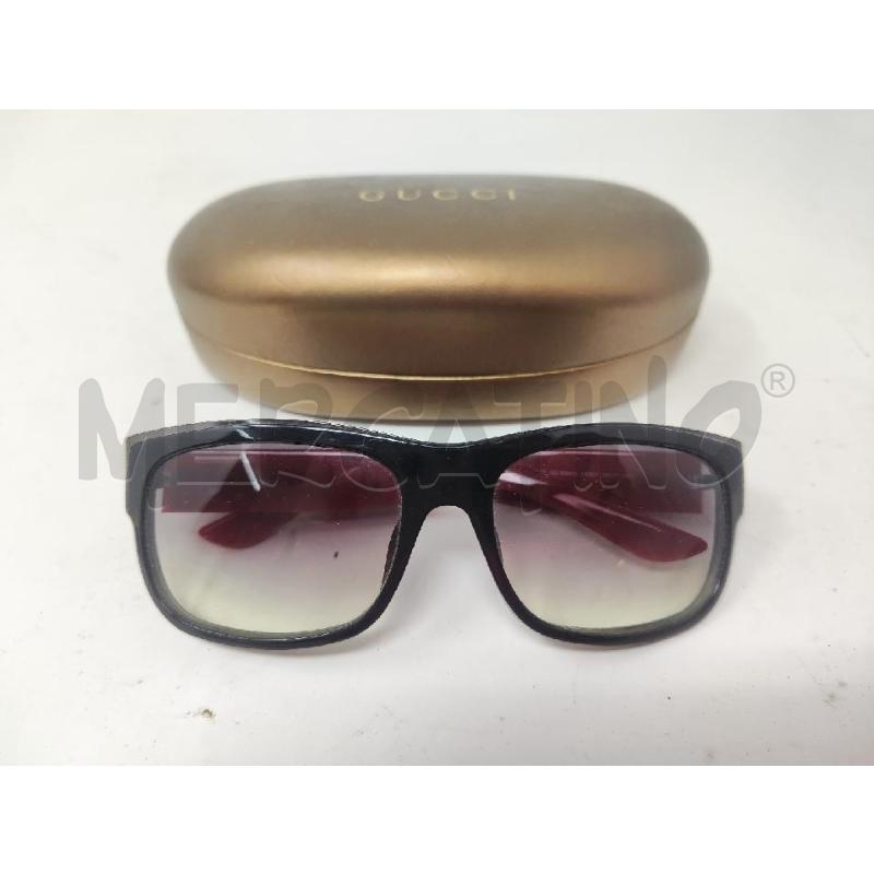 OCCHIALI DONNA DA SOLE GUCCI NERI ROSSI  | Mercatino dell'Usato Vinci - fraz. sovigliana 1