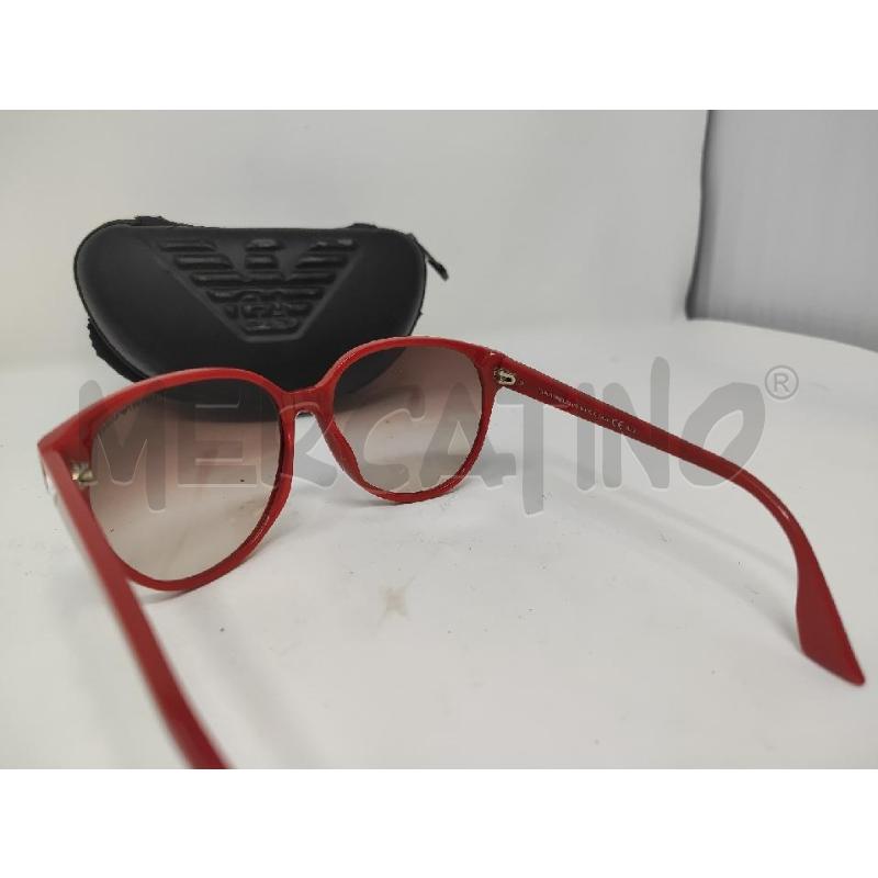 OCCHIALI DONNA EMPORIO ARMANI ROSSI DA SOLE | Mercatino dell'Usato Vinci - fraz. sovigliana 3