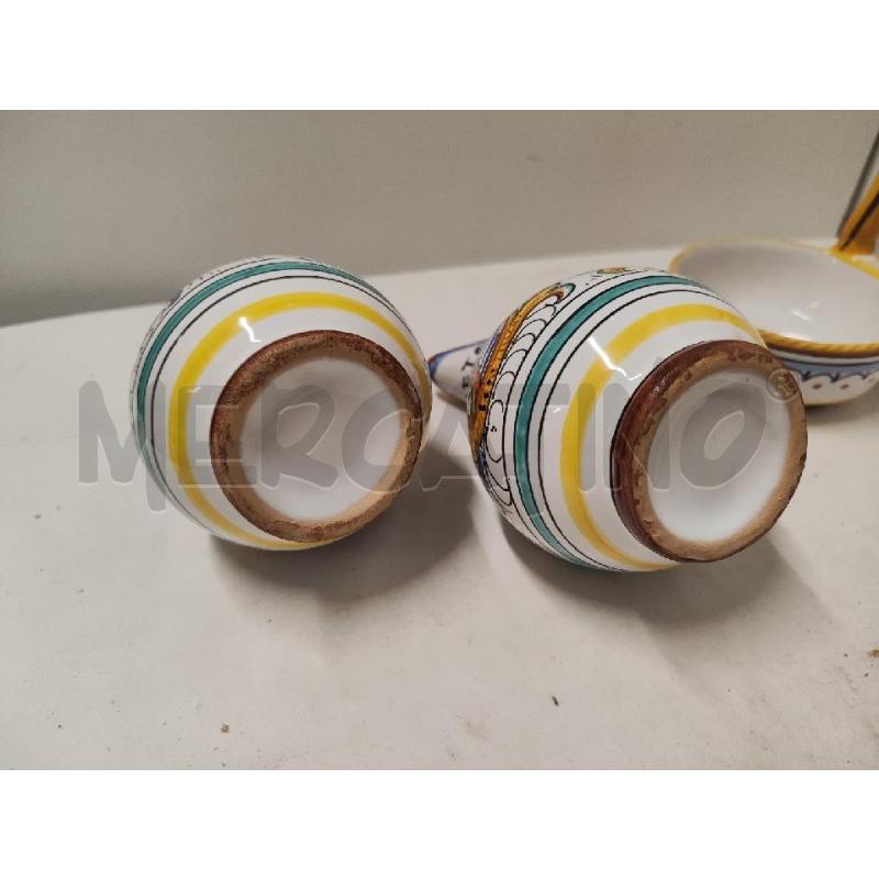 OLIO ACETO CERAMICA DERUTA DECORO DRAGHI | Mercatino dell'Usato Vinci - fraz. sovigliana 3