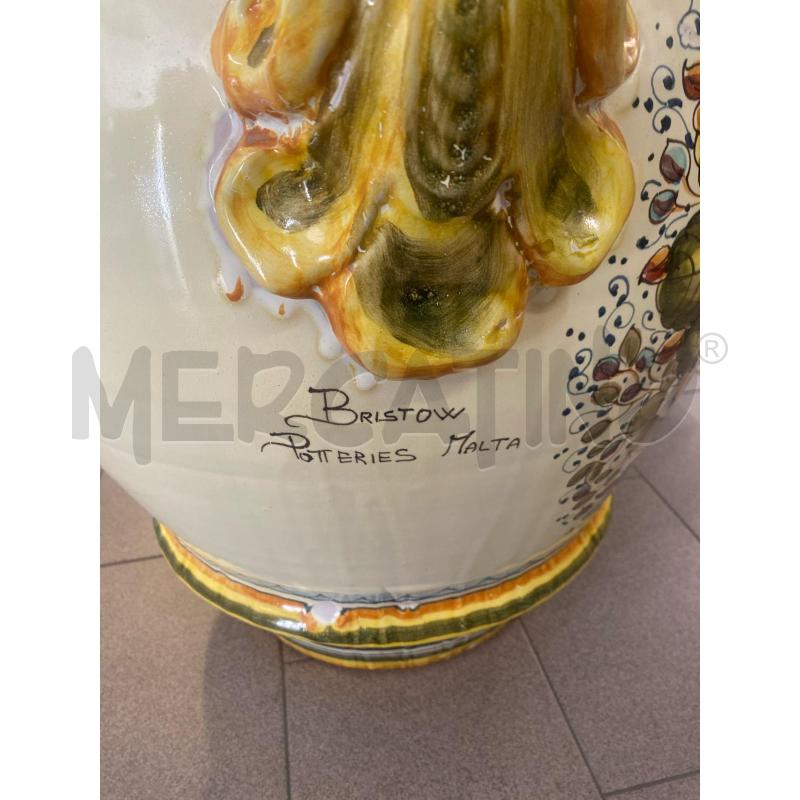 ORCIO VASO CERAMICA BRISTOW POTTERIES MALTA H.65 | Mercatino dell'Usato Vinci - fraz. sovigliana 4