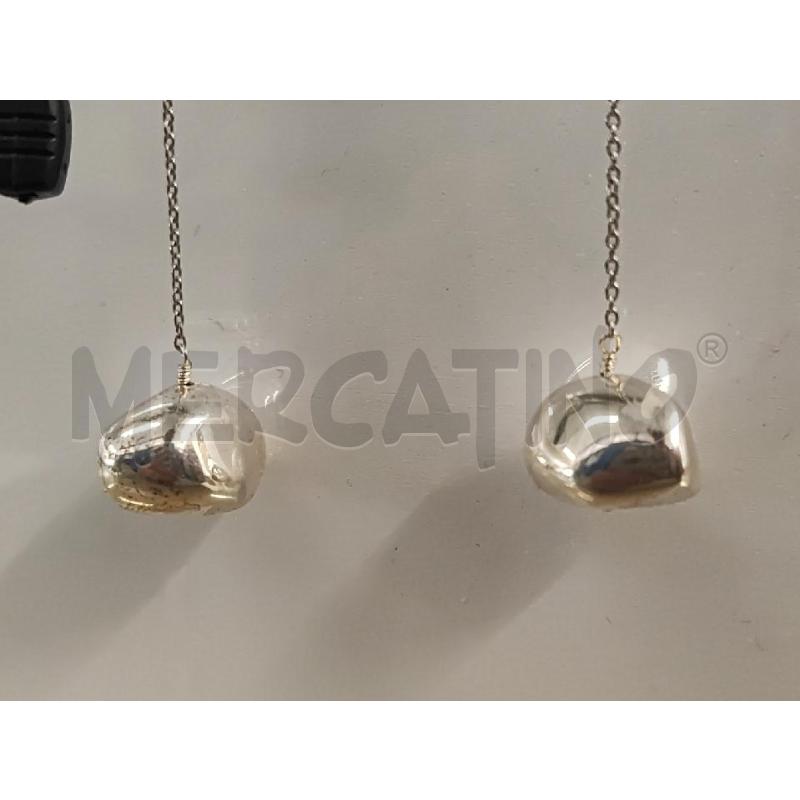 ORECCHINI BREIL PALLINA ARGENTATA  | Mercatino dell'Usato Vinci - fraz. sovigliana 2