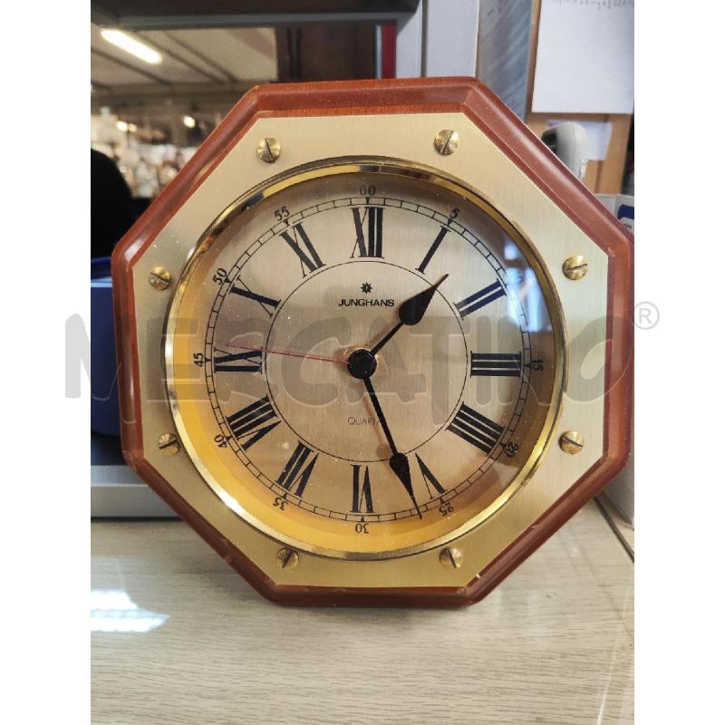 OROLOGIO DA PARETE JUNGHANS LEGNO E DORATO  | Mercatino dell'Usato Vinci - fraz. sovigliana 1