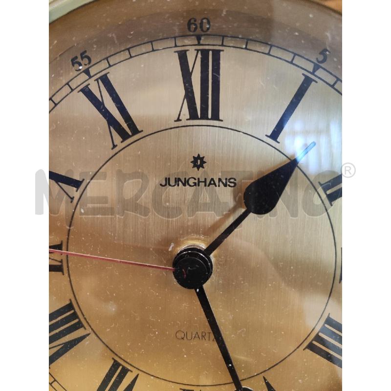 OROLOGIO DA PARETE JUNGHANS LEGNO E DORATO  | Mercatino dell'Usato Vinci - fraz. sovigliana 2
