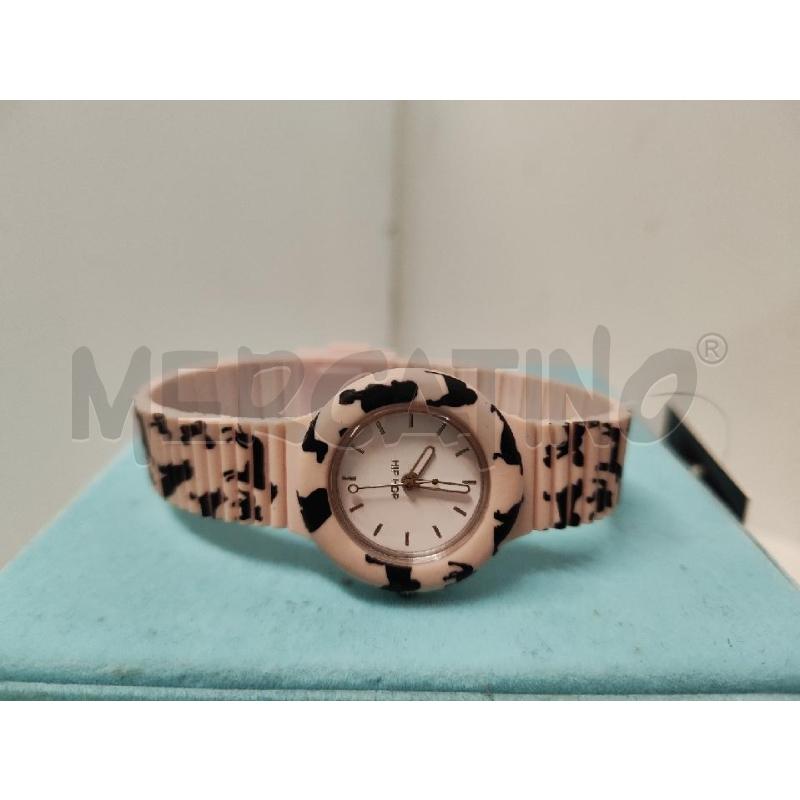 OROLOGIO DA POLSO HIP POP ROSA ANIMALETTI NERI GOMMATO | Mercatino dell'Usato Vinci - fraz. sovigliana 1
