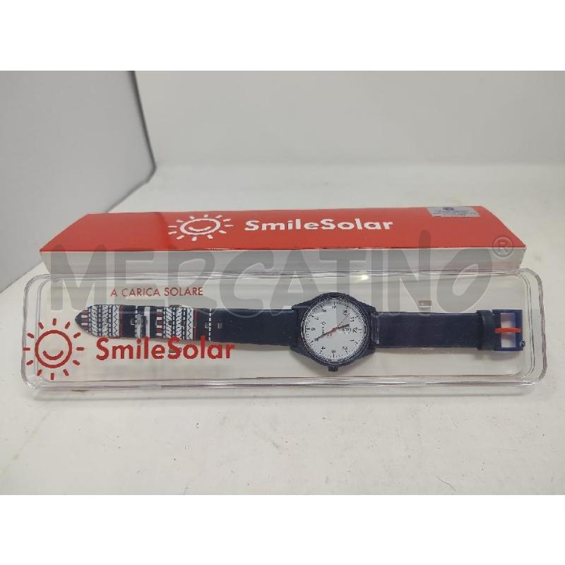 OROLOGIO DA POLSO SMILE A CARICA SOLARE | Mercatino dell'Usato Vinci - fraz. sovigliana 1