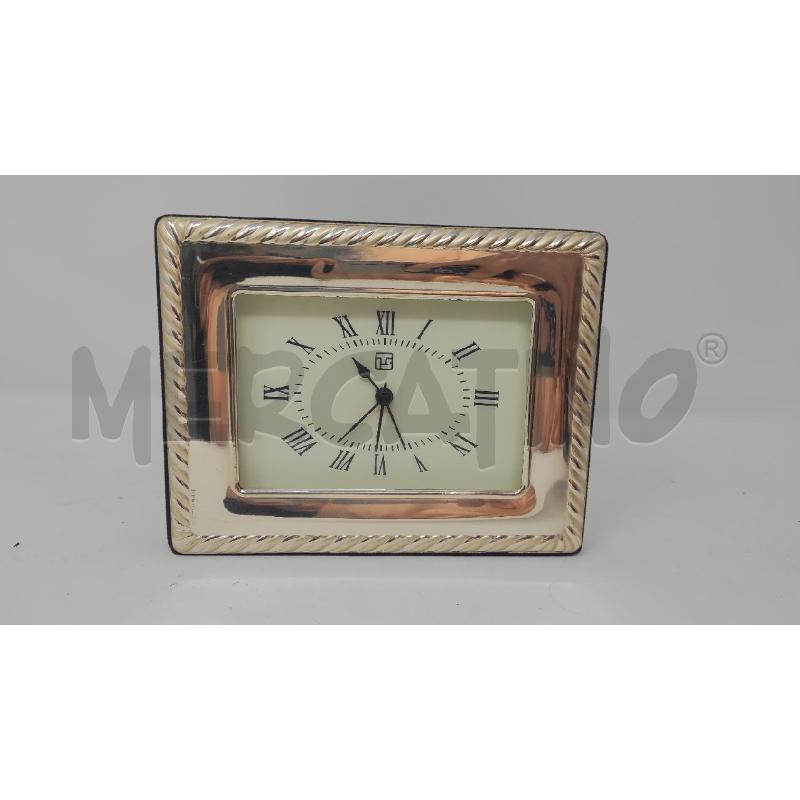 OROLOGIO DA TAVOLO RETT. ARGENTATO ITS | Mercatino dell'Usato Vinci - fraz. sovigliana 1