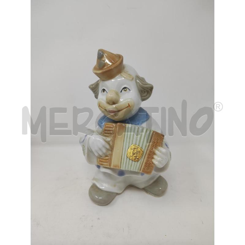 PAGLIACCIO SANBO CERAMICA CON STRUMENTO MUSICALE | Mercatino dell'Usato Vinci - fraz. sovigliana 1