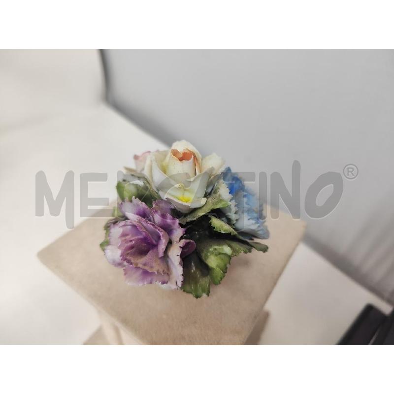 PANIERINO FIORI CERAMICA CAPODIMONTE  | Mercatino dell'Usato Vinci - fraz. sovigliana 1