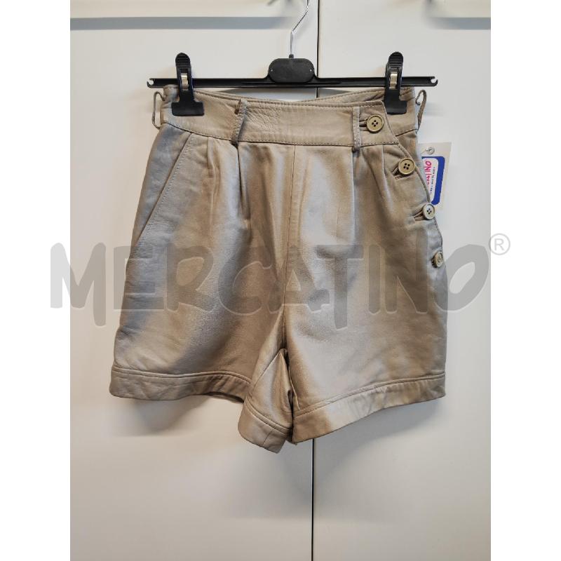 PANTALONCINO DONNA DUEGI PELLE GRIGI TG.42 | Mercatino dell'Usato Vinci - fraz. sovigliana 1