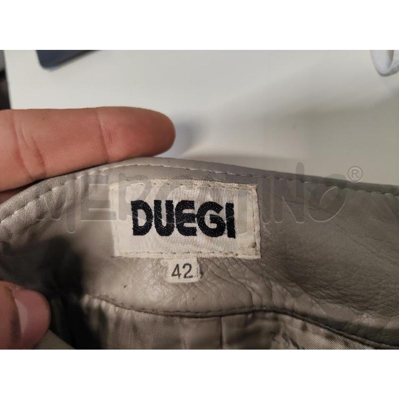 PANTALONCINO DONNA DUEGI PELLE GRIGI TG.42 | Mercatino dell'Usato Vinci - fraz. sovigliana 3