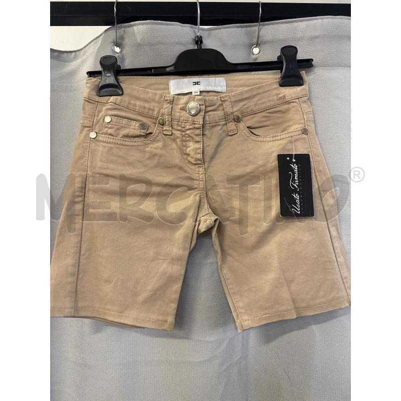 PANTALONCINO DONNA ELISABETTA FRANCHI BEIGE TG.26 | Mercatino dell'Usato Vinci - fraz. sovigliana 1