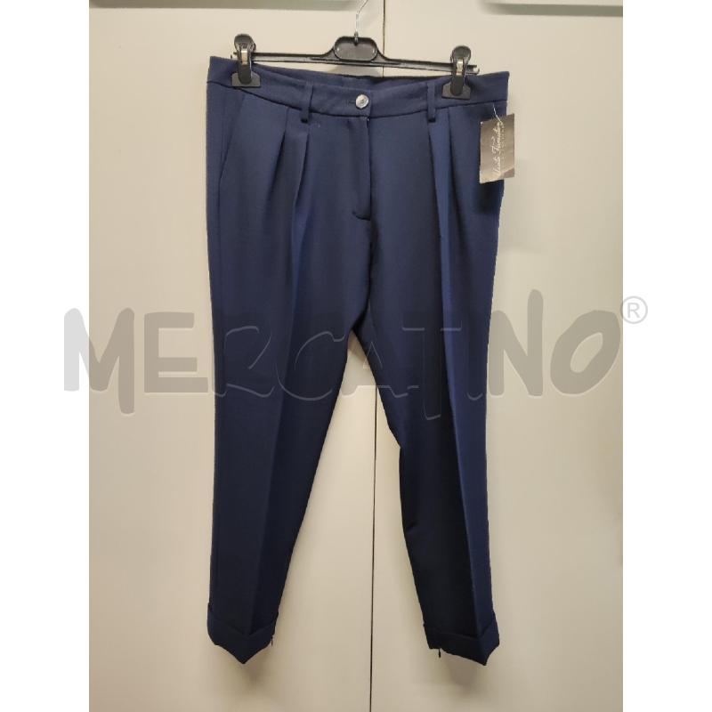 PANTALONE DONNA ALBERTA TANZINI BLU TG.48 | Mercatino dell'Usato Vinci - fraz. sovigliana 1