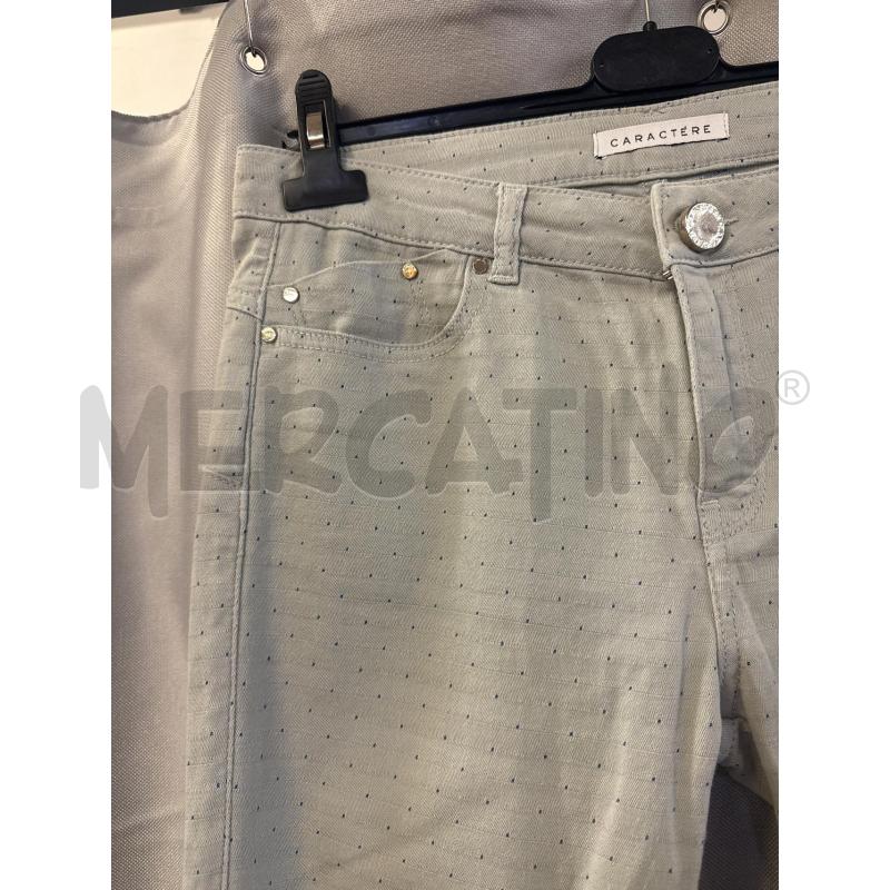 PANTALONE DONNA CARACTERE AZZURRI PUNTINI BLU TG.28 | Mercatino dell'Usato Vinci - fraz. sovigliana 2