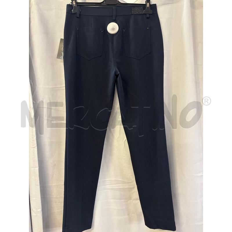 PANTALONE DONNA CARLA FERRONI BLU TG.42 STRASS  | Mercatino dell'Usato Vinci - fraz. sovigliana 2