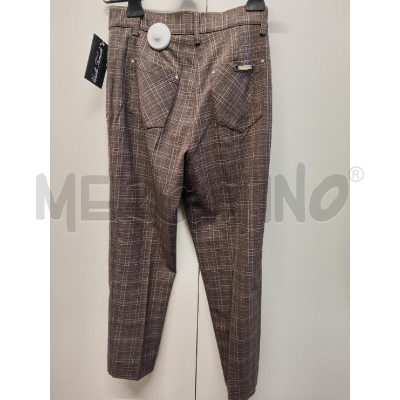 PANTALONE DONNA CARLA FERRONI MARRONI QUADRETTI TG.42 | Mercatino dell'Usato Vinci - fraz. sovigliana 3