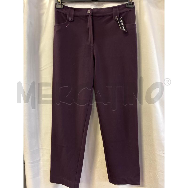 PANTALONE DONNA CARLA FERRONI VIOLA TG.48 | Mercatino dell'Usato Vinci - fraz. sovigliana 1