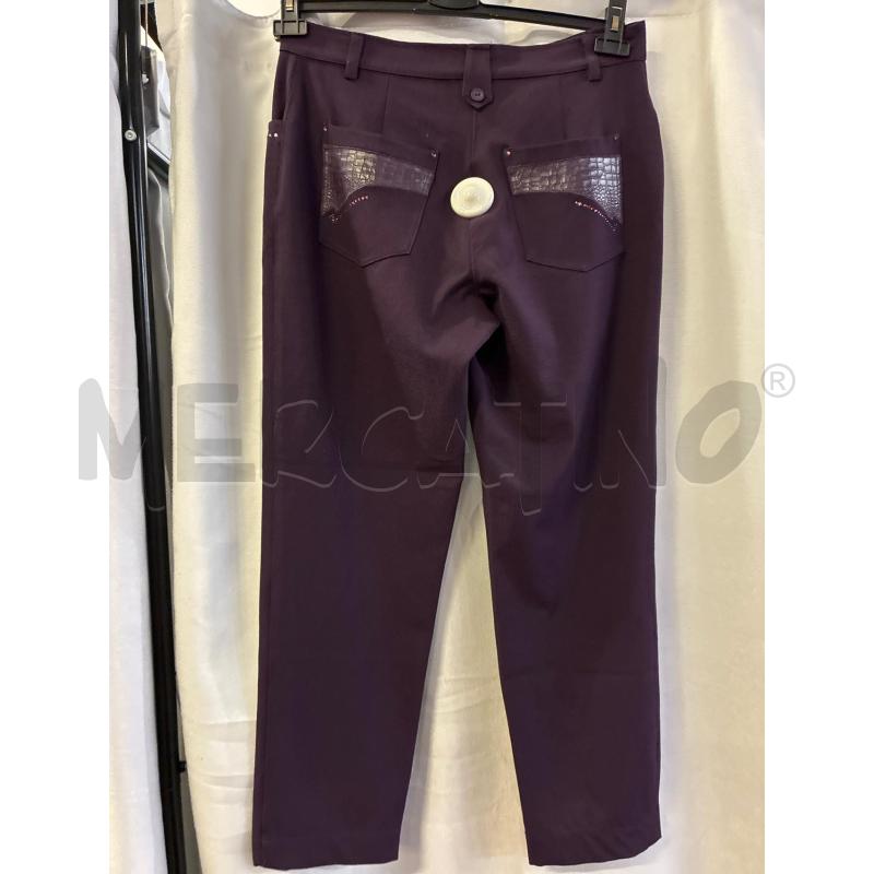 PANTALONE DONNA CARLA FERRONI VIOLA TG.48 | Mercatino dell'Usato Vinci - fraz. sovigliana 2