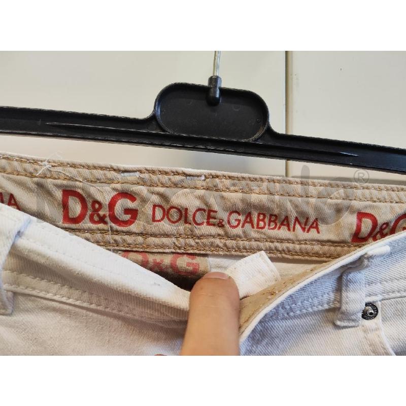 PANTALONE DONNA DOLCE & GABBANA BIANCHI TG.28 | Mercatino dell'Usato Vinci - fraz. sovigliana 2