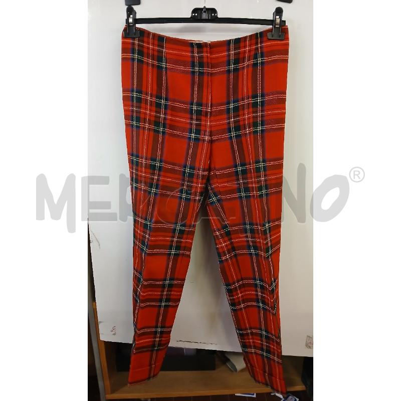 PANTALONE DONNA DOLCE & GABBANA ROSSI QUADRI TG.42 | Mercatino dell'Usato Vinci - fraz. sovigliana 1