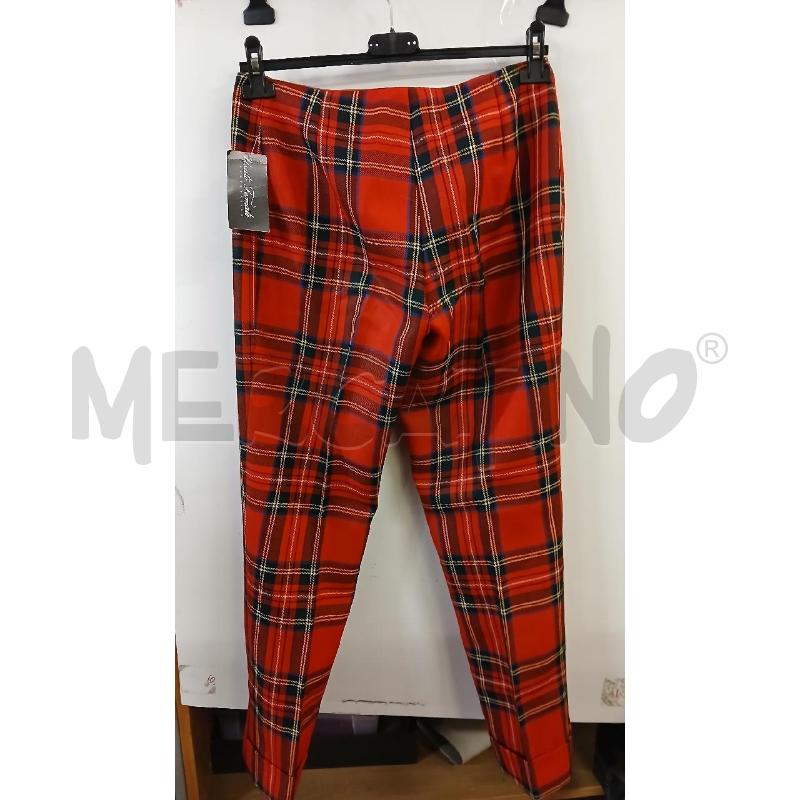PANTALONE DONNA DOLCE & GABBANA ROSSI QUADRI TG.42 | Mercatino dell'Usato Vinci - fraz. sovigliana 3
