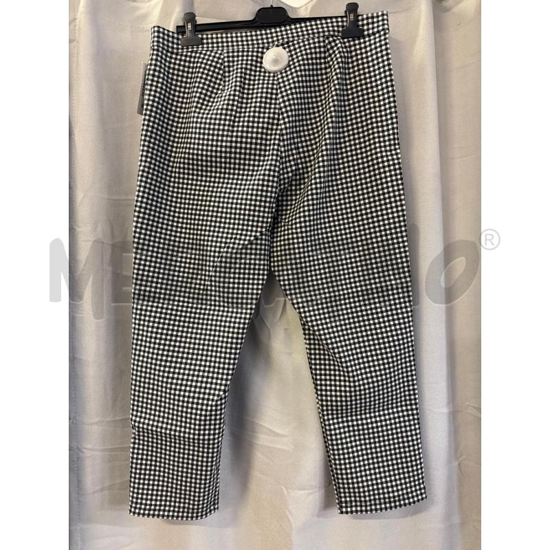 PANTALONE DONNA ELENA MIRO' QUADRETTINI NERI TG.52 | Mercatino dell'Usato Vinci - fraz. sovigliana 2