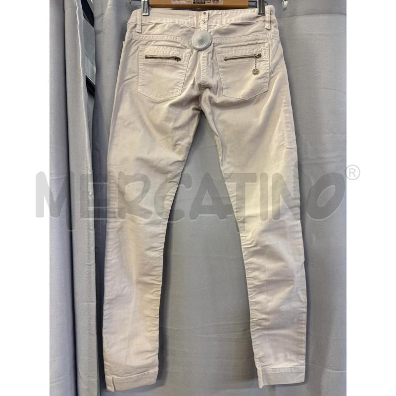 PANTALONE DONNA ELISABETTA FRANCHI PANNA TG.27 | Mercatino dell'Usato Vinci - fraz. sovigliana 2