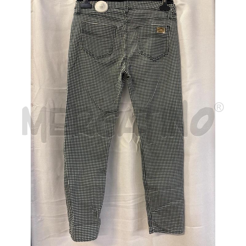 PANTALONE DONNA ELISABETTA FRANCHI QUADRETTINI NERI TG.30 | Mercatino dell'Usato Vinci - fraz. sovigliana 2