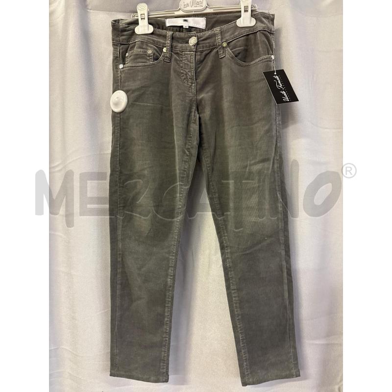 PANTALONE DONNA ELISABETTA FRANCHI VELLUTO GRIGI TG.27 | Mercatino dell'Usato Vinci - fraz. sovigliana 1