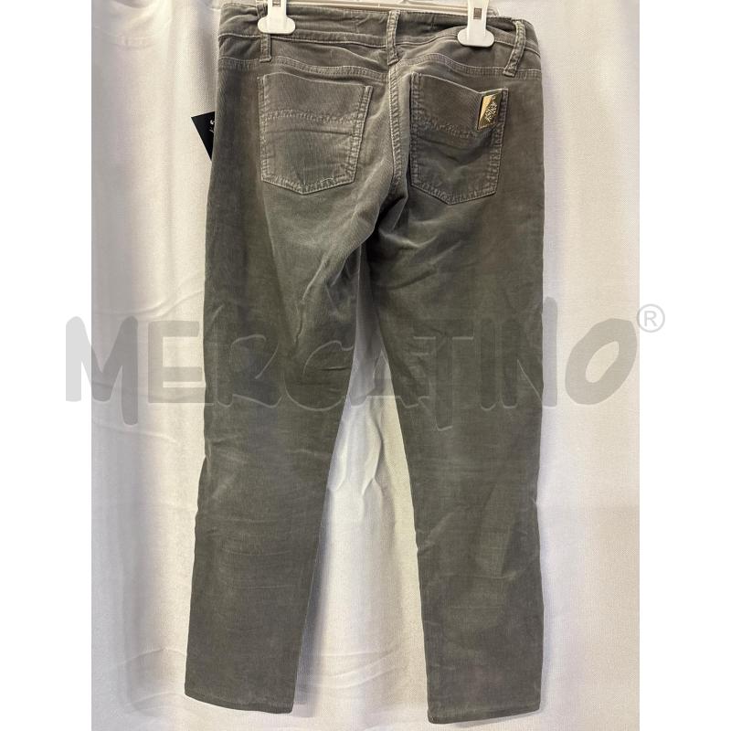 PANTALONE DONNA ELISABETTA FRANCHI VELLUTO GRIGI TG.27 | Mercatino dell'Usato Vinci - fraz. sovigliana 3