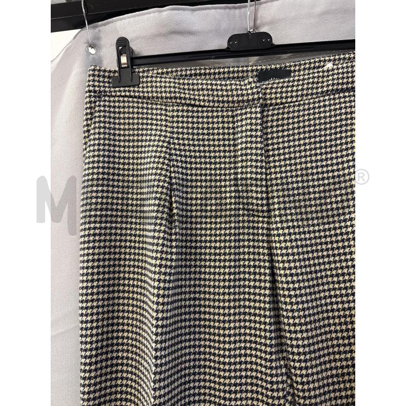 PANTALONE DONNA ERMANNO SCERVINO QUADRETTINI BLU TG.48 | Mercatino dell'Usato Vinci - fraz. sovigliana 2