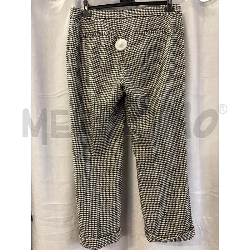 PANTALONE DONNA ERMANNO SCERVINO QUADRETTINI BLU TG.48 | Mercatino dell'Usato Vinci - fraz. sovigliana 3
