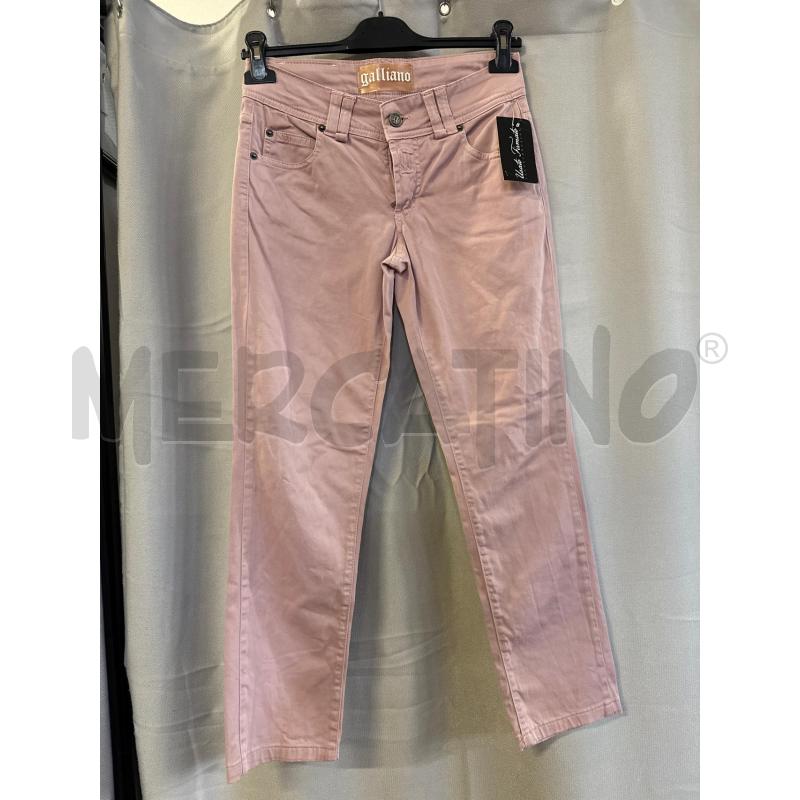 PANTALONE DONNA GALLIANO ROSA TG.26/40 | Mercatino dell'Usato Vinci - fraz. sovigliana 1
