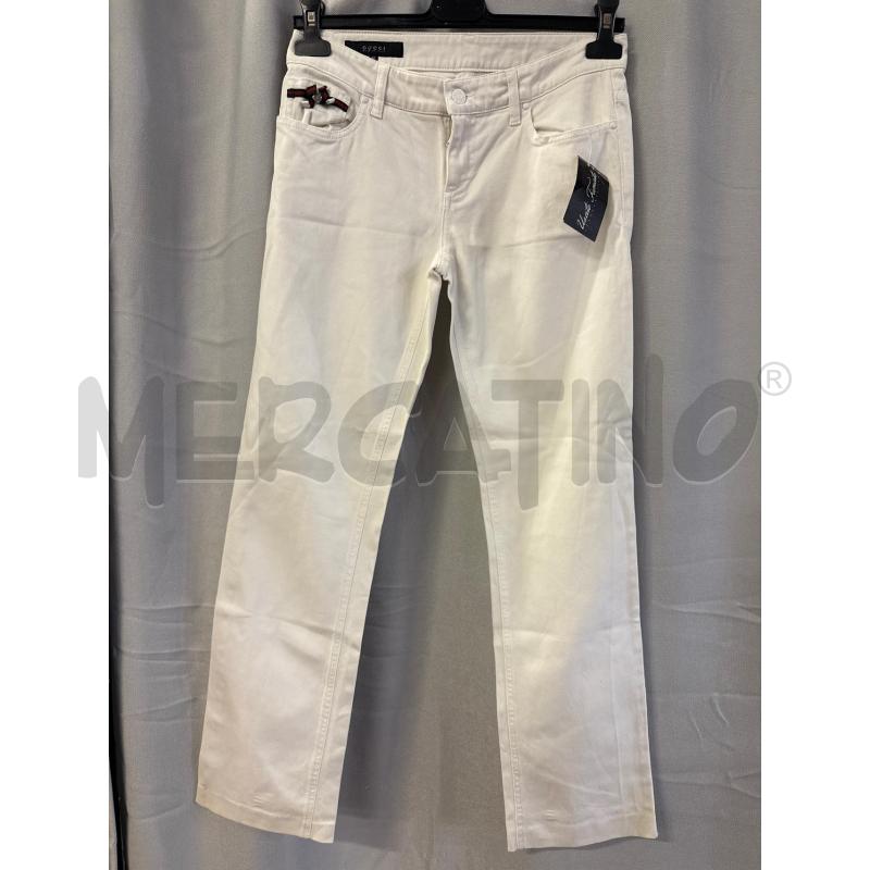 PANTALONE DONNA GUCCI BIANCHI TG.40 | Mercatino dell'Usato Vinci - fraz. sovigliana 1