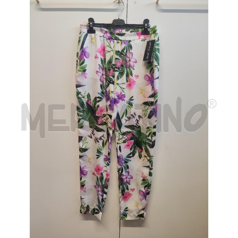 PANTALONE DONNA GUESS PANNA FIORI ROSATG.M | Mercatino dell'Usato Vinci - fraz. sovigliana 1